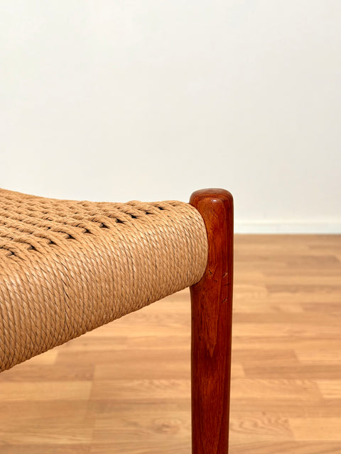 Danish dining chairs in teak by Niels O. Moller