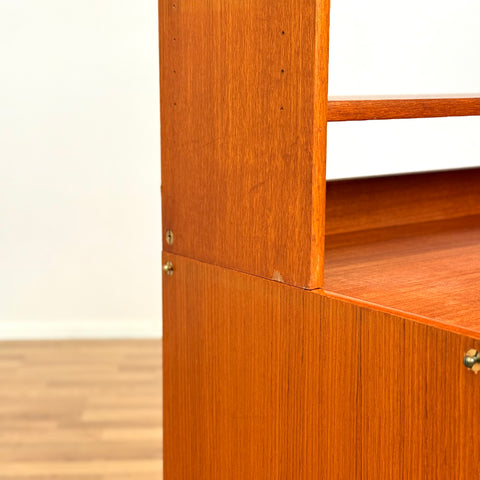Swedish bookshelf in teak by Bertil Fridhagen for Bodafors