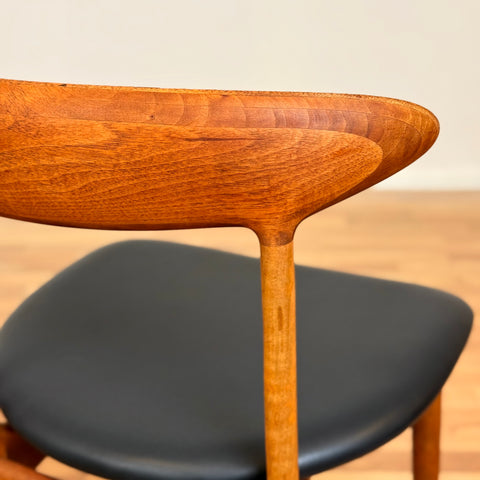 Set of 4 chairs in oak & teak, model Skagen by Kurt Ostervig, 1950s-60s, Denmark