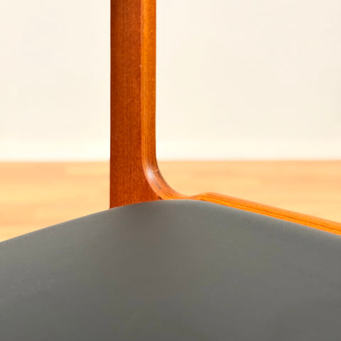Danish dining chairs in teak by Erik Buch