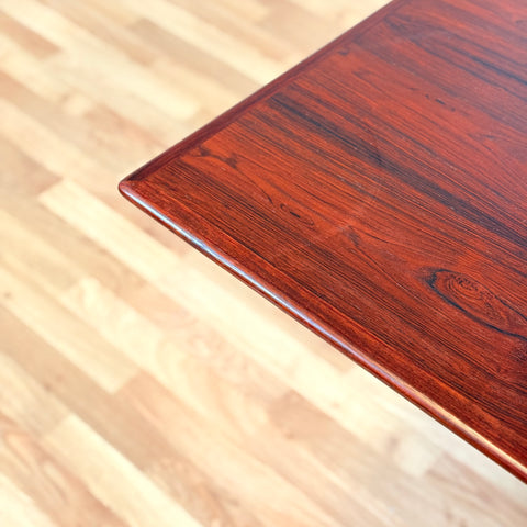 Danish rectangular dining table in Santos rosewood by Omann Jun møbelfabrik a/s