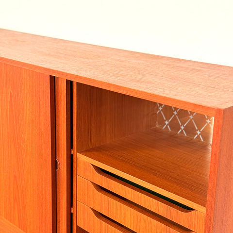 Danish highboard in teak