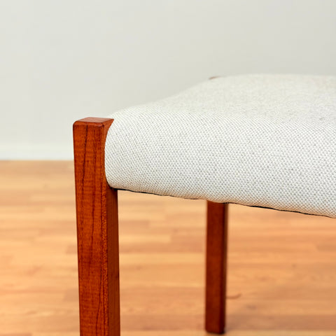 Danish set of 8 dining chairs in teak by N.O. Møller, model 404