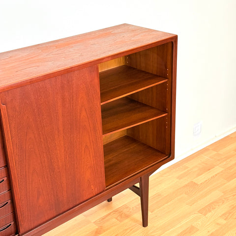 Danish highboard in teak