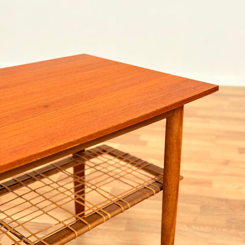 Danish coffee table in teak & oak