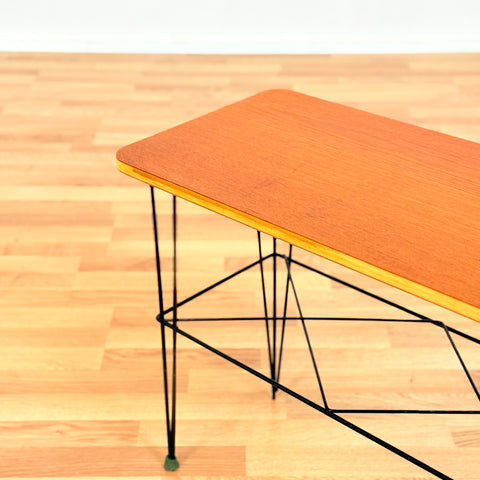 Swedish side table in teak
