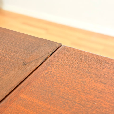Danish rectangular dining table in teak