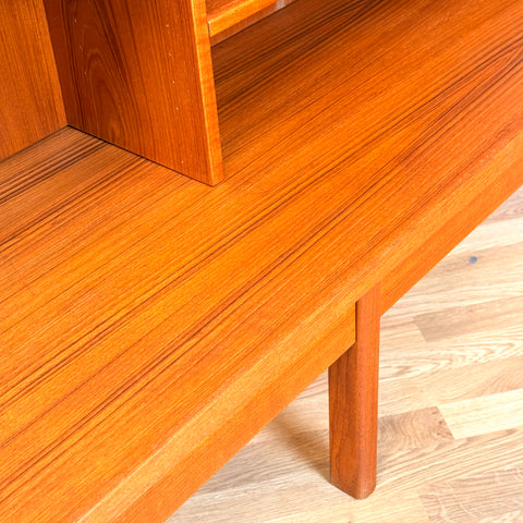 Swedish bookshelf in teak, 1950s-60s