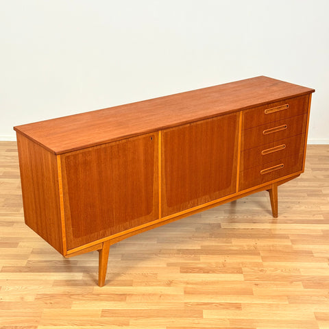 Swedish sideboard in teak & oak by Ulferts Möbler