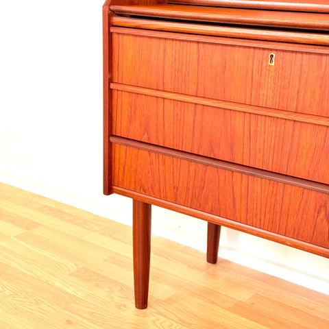 Danish secretary desk in teak