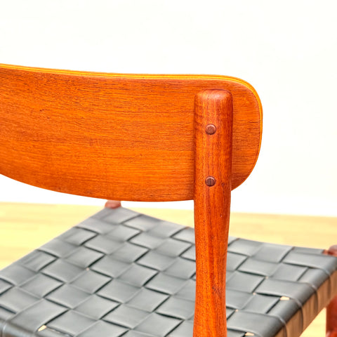 Danish dining chairs in teak