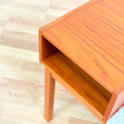 Swedish hall bench in teak & beech