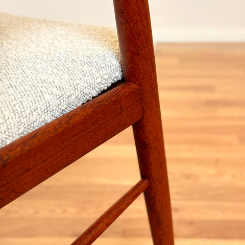 Set of 4 chairs in teak, by Ejner Larsen & Aksel Bender Madsen, 1950s-60s, Denmark