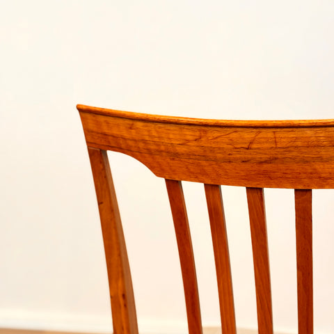 Swedish dining chairs in walnut by Svante Skogh