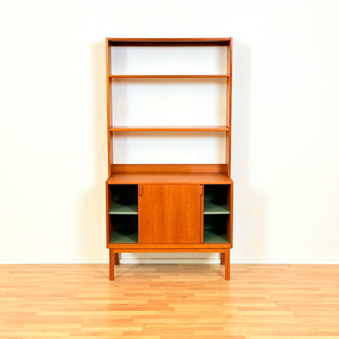 Swedish bookshelf in teak by Bertil Fridhagen for Bodafors