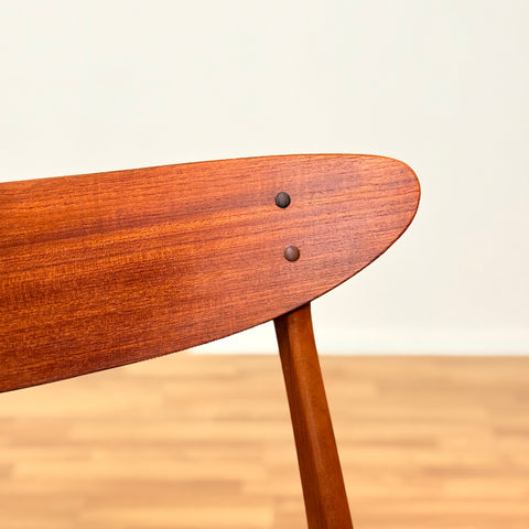 Danish dining chairs in teak & beech by Farstrup, model "210"