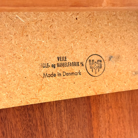 Danish rectangular dining table in teak by Vejle stole og møbelfabrik