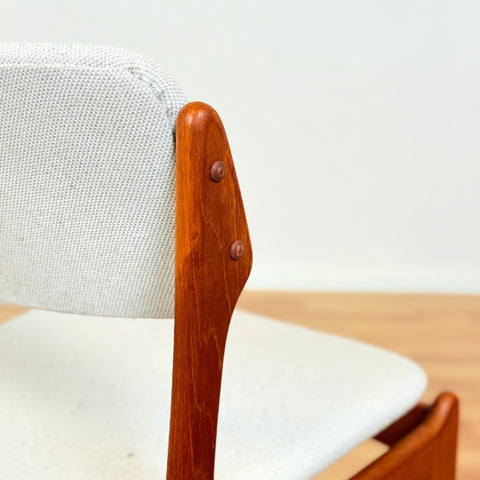 Danish set of 4 dining chairs by Erik Buch for O.D. Møbler
