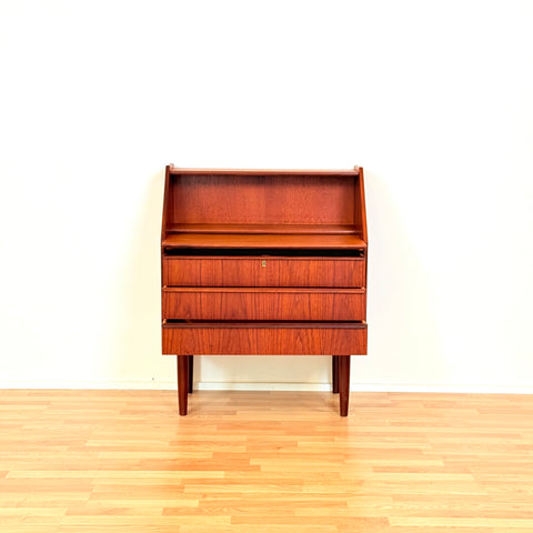 Danish secretary desk in teak