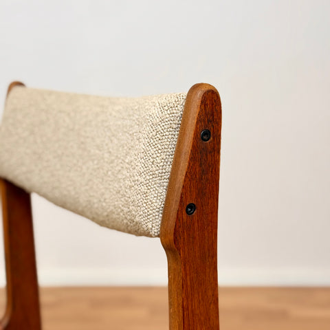 Dining chairs in teak by Erik Buch