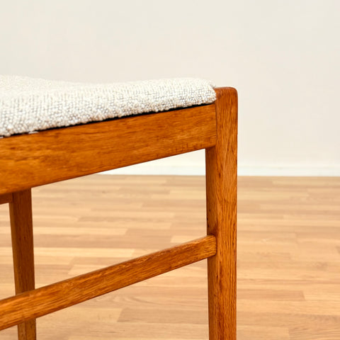 Swedish set of 4 dining chairs in oak