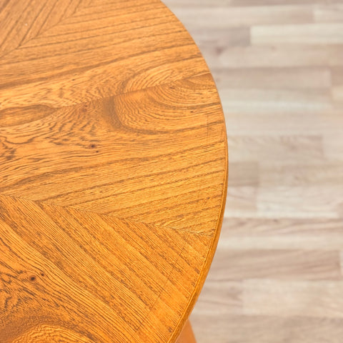 Round coffee table in teak & elm, 1950s-60s, Denmark