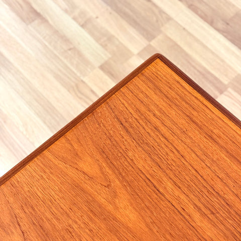 Danish coffee table in teak & walnut