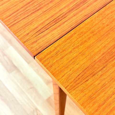 Swedish rectangular dining table in teak