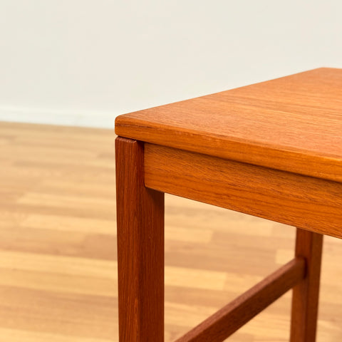 Swedish side table in teak