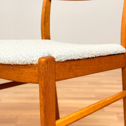 Swedish set of 4 dining chairs in oak