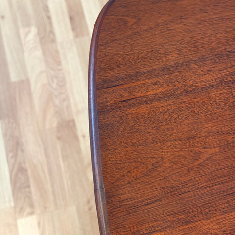 Oval dining table in mahogany by Skovby Møblefabrik, ca. 1980s, Denmark