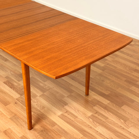 Dining table in teak, 1950s-60s, Sweden
