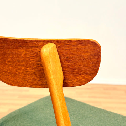 Danish dining chairs in teak & beech by Findahl