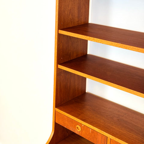 Swedish bookshelf in teak