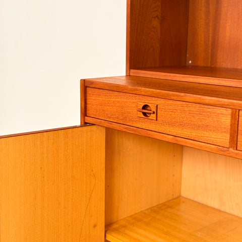 Swedish bookshelf in teak