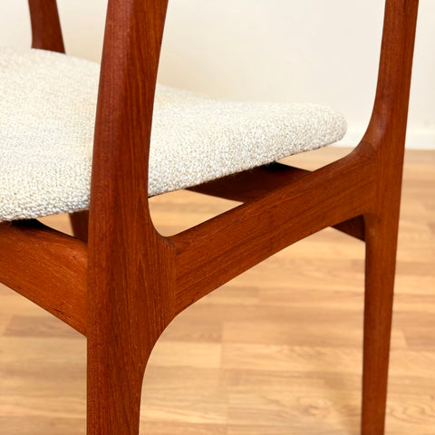 Danish set of 4 dining chairs by Erik Buch for O.D. Møbler