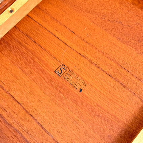 Swedish side table in teak by Yngve Sandström for AB Seffle Möbelfabrik