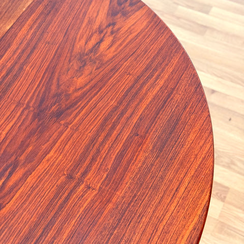 Danish round dining table by Kai Kristiansen for Feldballes Furniture Factory