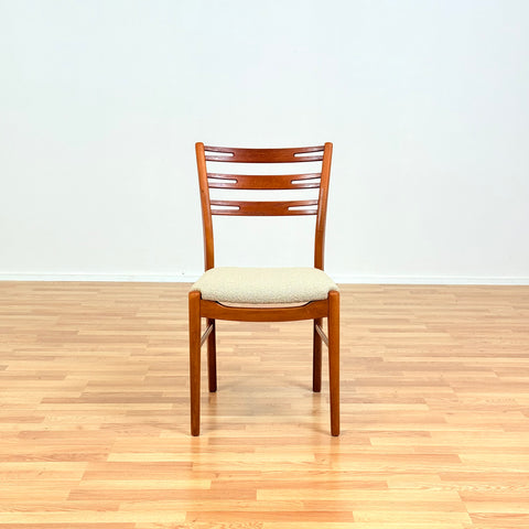 Danish dining chairs in teak & beech by Farstrup, model 219