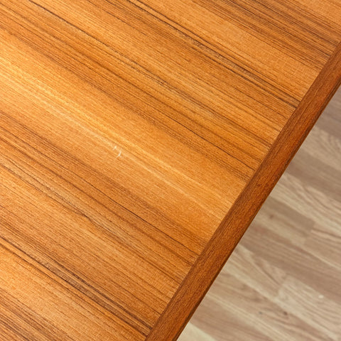 Danish rectangular dining table in teak wood