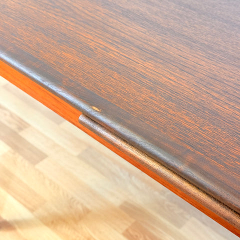 Danish rectangular dining table in teak
