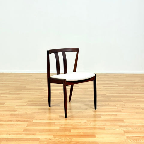 Swedish set of 2 dining chairs in walnut by Kai Kristiansen for IKEA, model "Turku"
