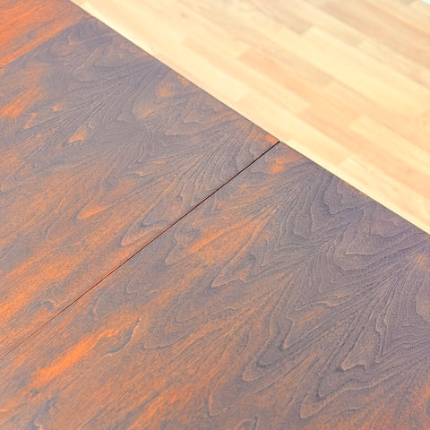 Swedish oval dining table in walnut