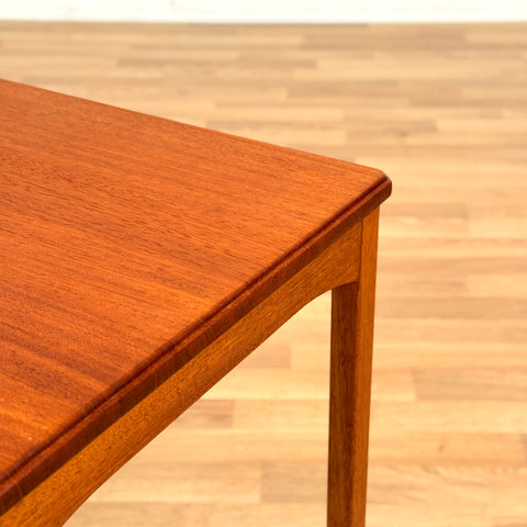 Swedish side table in teak “October” by Carl Malmsten