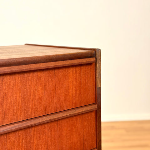 Danish chest of drawers in teak by Hanbjerg Møbelfabrik