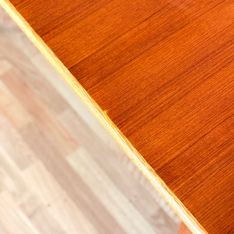 Swedish rectangular dining table in teak