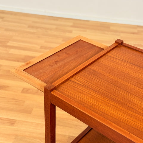 Danish serving trolley in teak