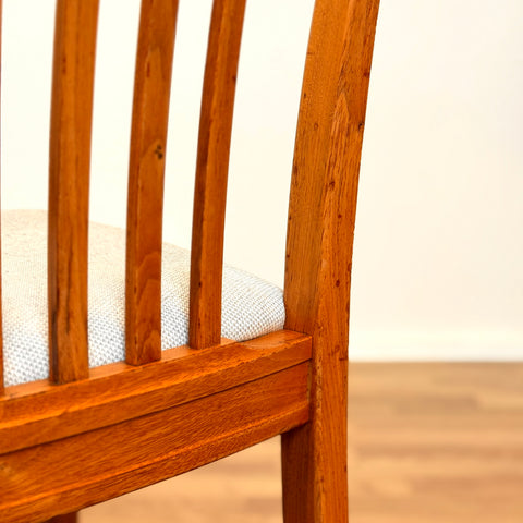 Swedish dining chairs in walnut by Svante Skogh