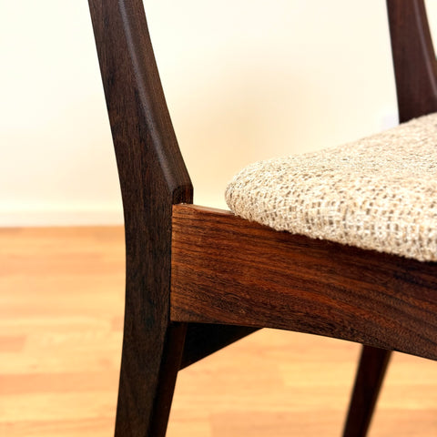 Set of 8 dining chairs in teak, 1950s-60s, Denmark