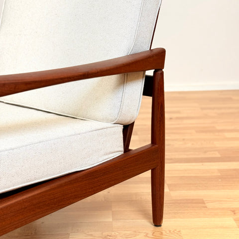 Swedish armchairs in walnut by Erik Wørts for IKEA
